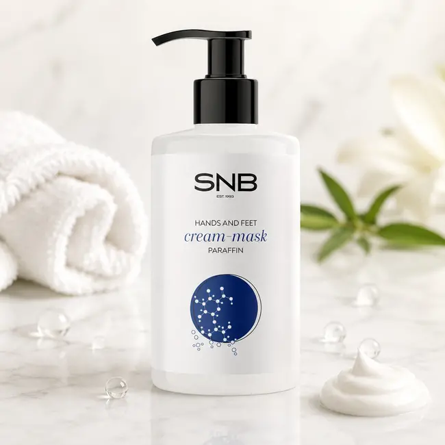 Cremă Tratament pentru Mâini și Picioare cu Parafină și Acid Hialuronic SNB Professional 250 ml